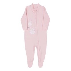 Macacão Bebê Feminino Manga Longa Paraiso