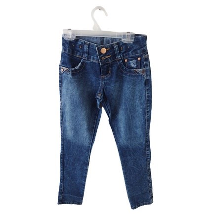 Calça Infantil Feminino Jeans Rugido Kids TAM 14