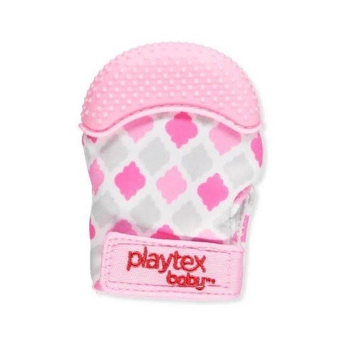 Luvinha Mordedor Silicone Azul/Rosa Playtex Baby