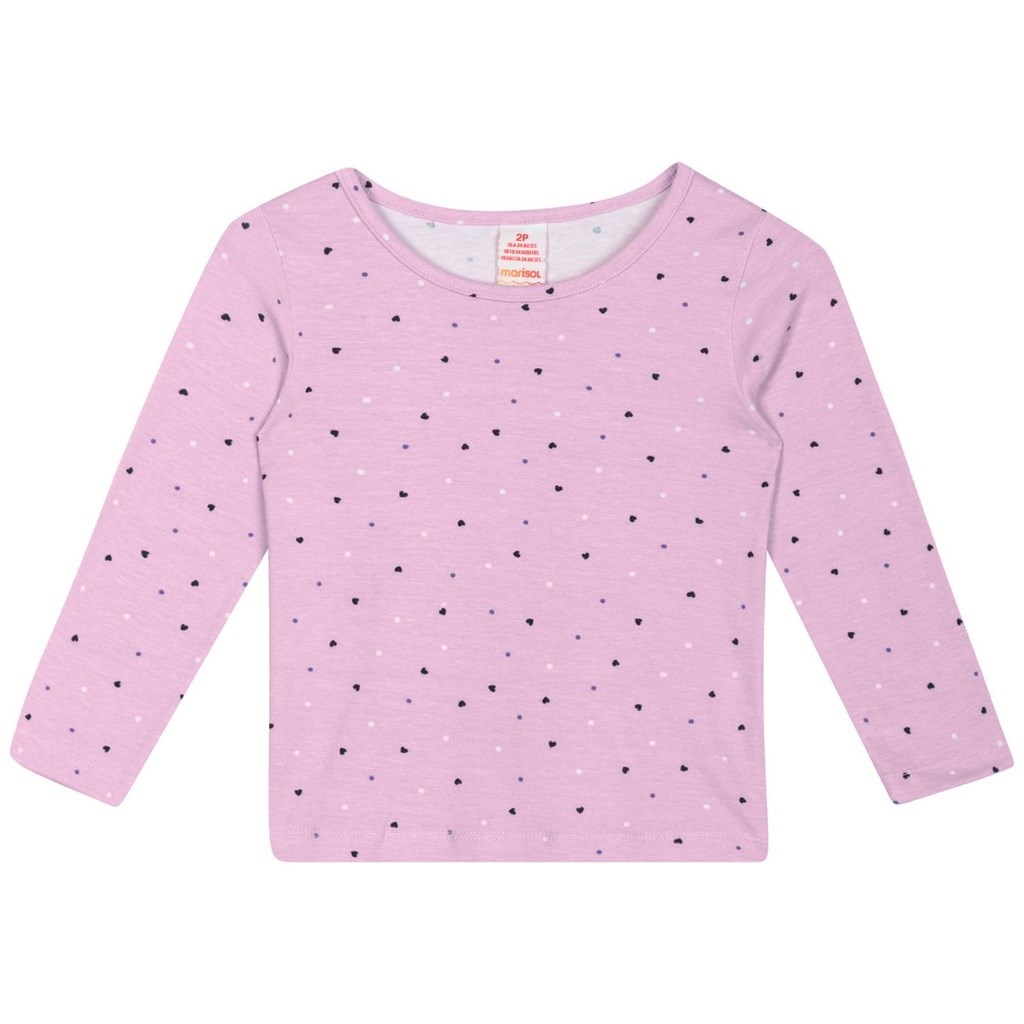 Conjunto Infantil Feminino Salopete e Blusa Marisol G ao 8