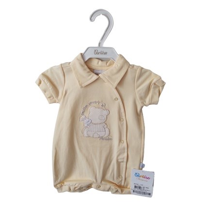 Macacão Bebê Unissex Manga Curta Paraiso P ao G