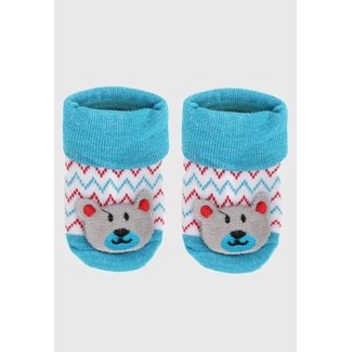 Meia Bebê Masculino Bichinho Pimpolho RN