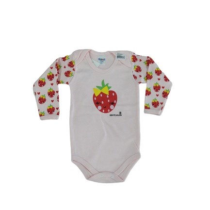 Body Bebe Feminino M Longa Gente Miuda 1