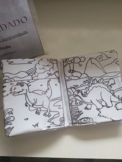 Livro de Tecido Pintar e Lavar