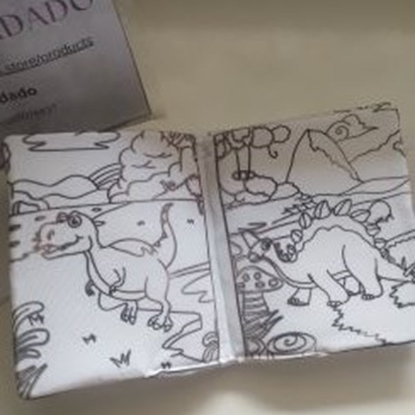 Livro de Tecido Pintar e Lavar