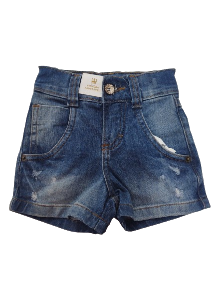 Bermuda Infantil Masculino Jeans Colorittá TAM 1