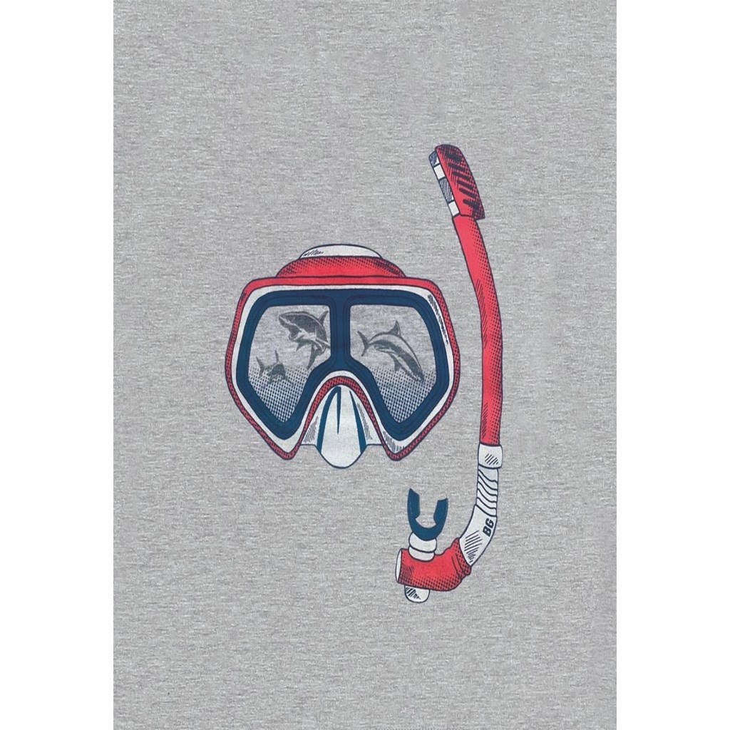 Conjunto Infantil Masculino Camiseta + Bermuda Boca Grande 4 ao 10