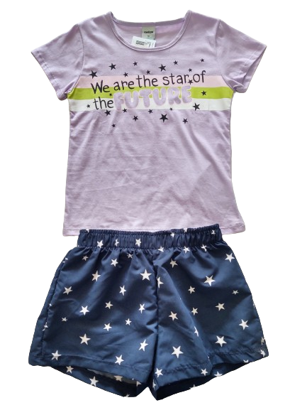 Conjunto Inf Menina Blusa e Short Rovitex TAM 10