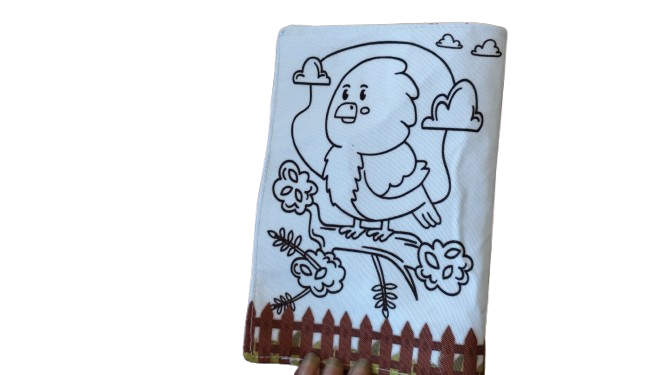 Livro Pintar e Lavar. Animais