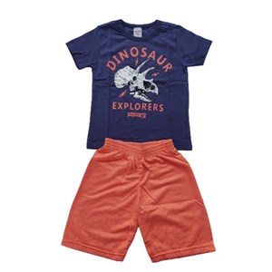 Conjunto Inf Masculino Camiseta + Bermuda Hlerinha TAM 6