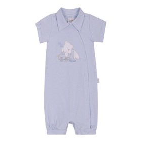 Macacão Bebê Masculino Meia Manga Paraiso M