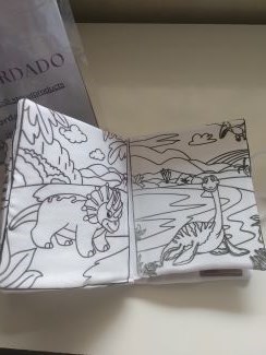 Livro de Tecido Pintar e Lavar