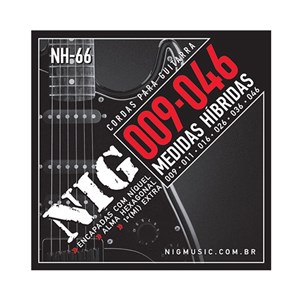 Encordoamento NIG NH66 P/ Guitarra Hybrid Class 9/46 - EC0073