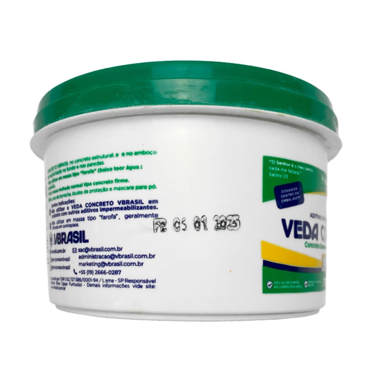 Veda Concreto 500g Aditivo Impermeabilizante para Concreto