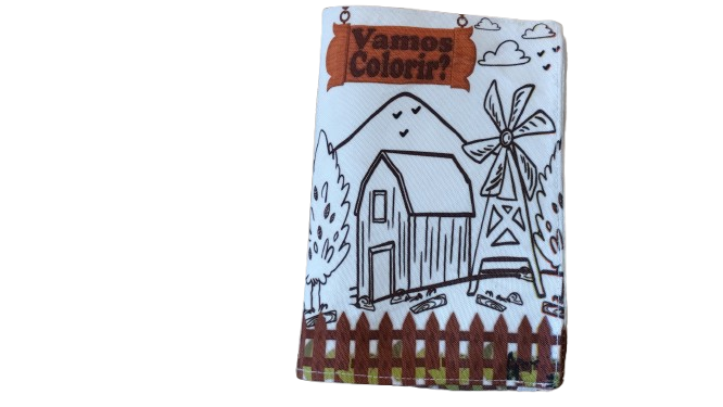 Livro Pintar e Lavar. Animais