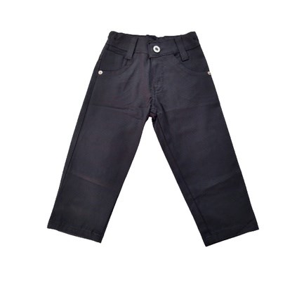 Calça Infantil Masculino Sarja Preto Apalex 1 ao 8