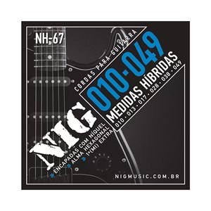 Encordoamento NIG NH67 P/ Guitarra Hybrida 10/49 - EC0071