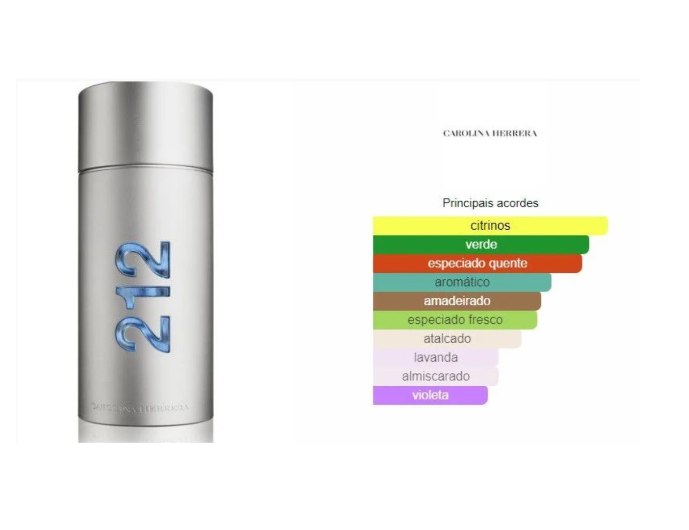 Perfume Carolina Herrera Man 212 100ml  Selo Adipec Original