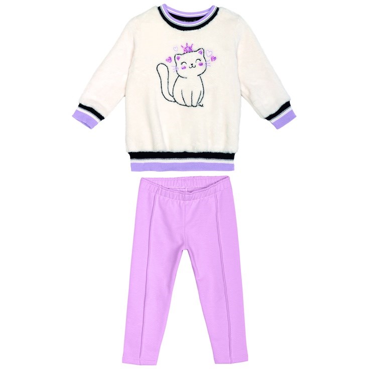 Conjunto Infantil Feminino Blusão e Calça Marisol M ao 8