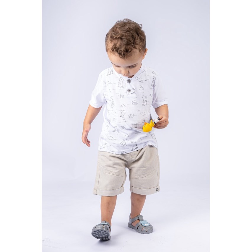 Sandália Infantil Menino Baby Ursinho Teko Teko 17 ao 24