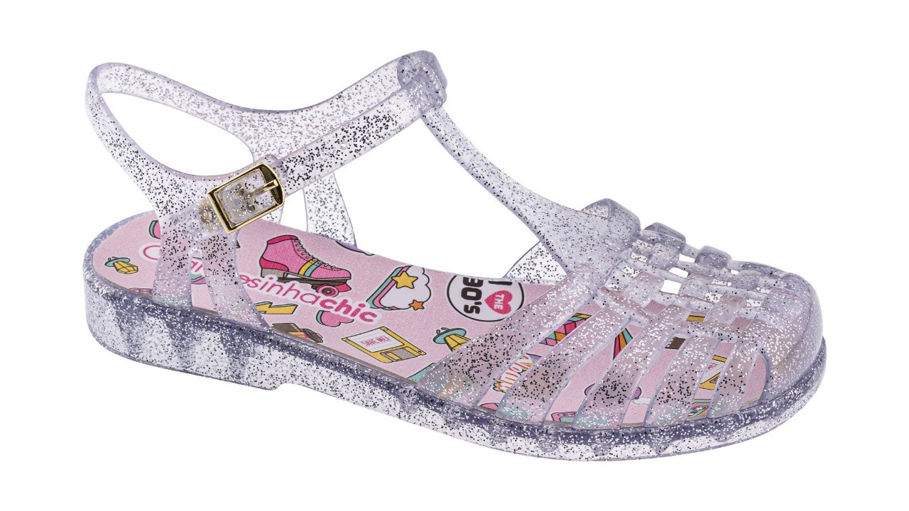 Sandália Infantil Feminina Anos 90 Charmosinha chic 25 a 32