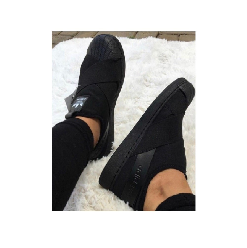 Tênis Feminino Ad Slip On Black 