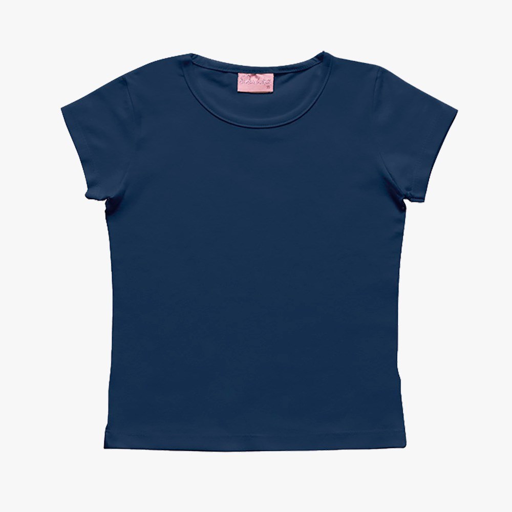 Blusa Infantil Feminina Básica Cotton Duduka TAM 2