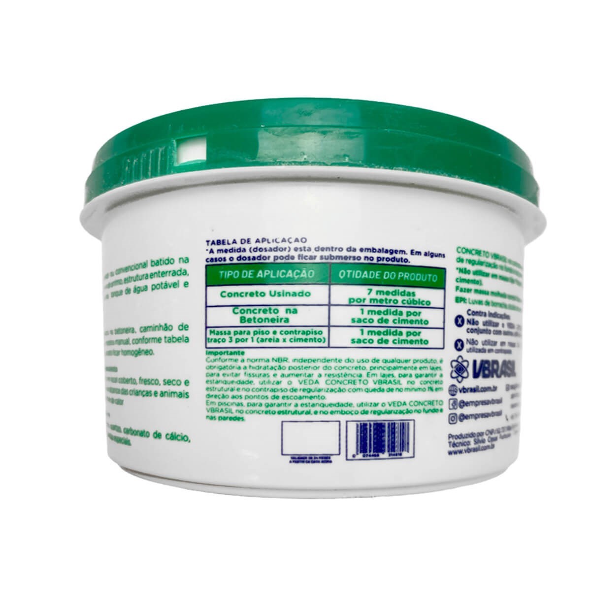 Veda Concreto 500g Aditivo Impermeabilizante para Concreto