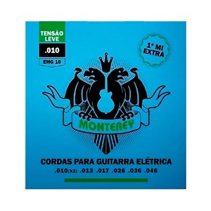Encordoamento Monterey P/ Guitarra EMG10 0.10/0.46 - EC0340