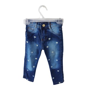 Calca Infantil Feminino Jeans Rugido Kids TAM 3