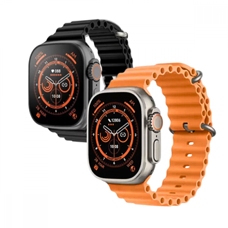 Relógio Inteligente Smartwatch com 02 pulseiras - Amoled NFC Serie X9 Ultra2