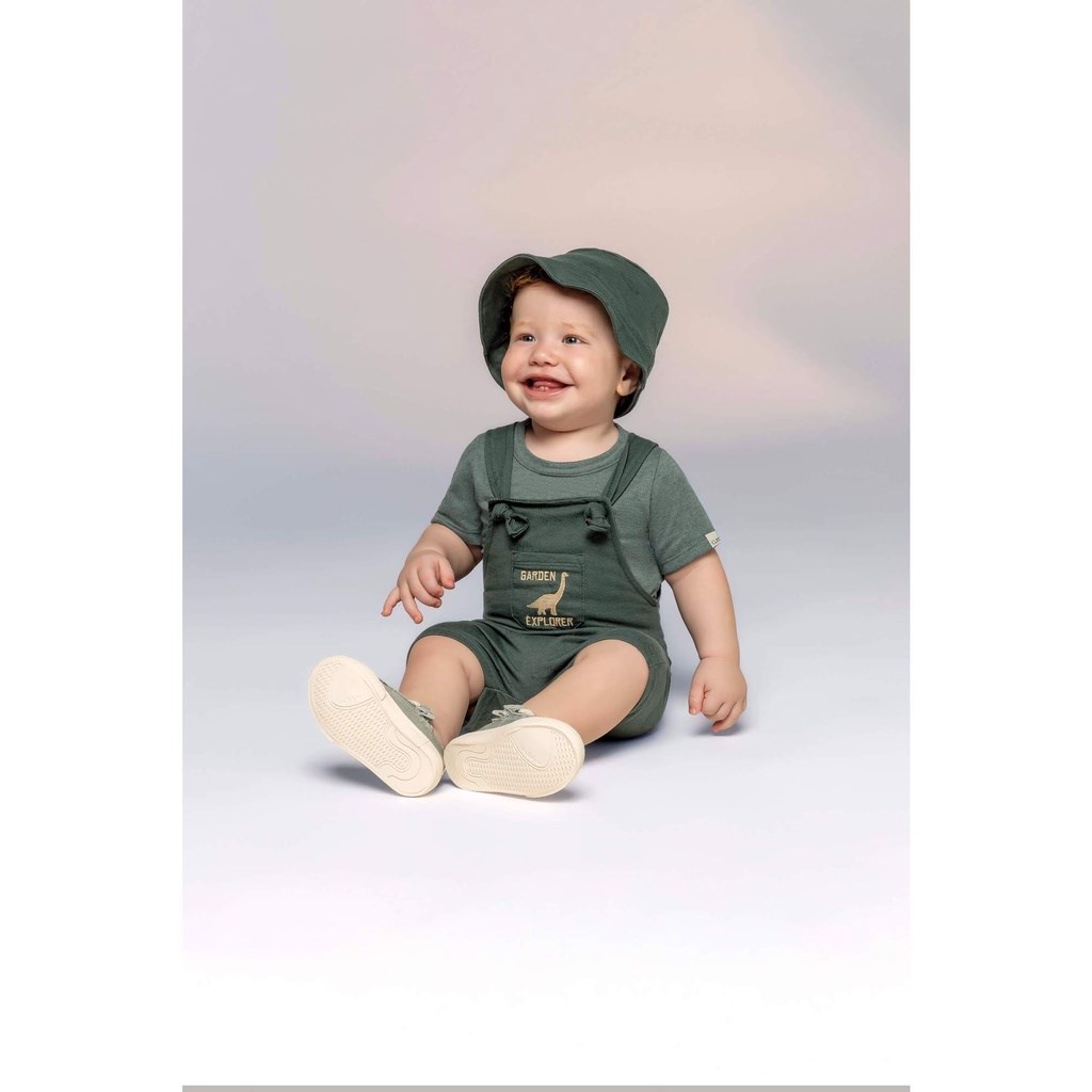 Conjunto Inf Masc Camiseta e Jard e Chap Colorittá P ao 3