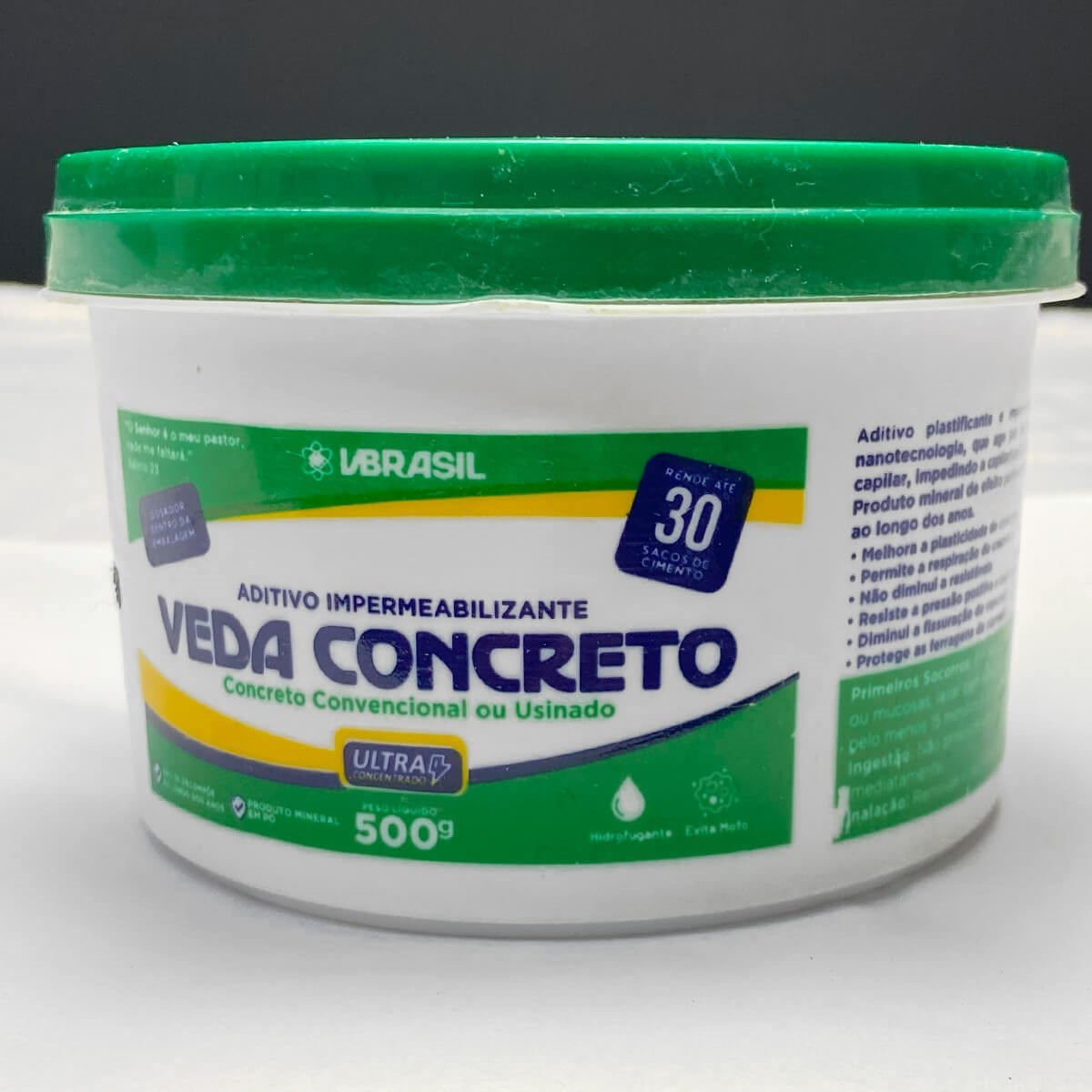 Veda Concreto 500g Aditivo Impermeabilizante para Concreto