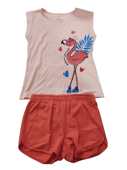 Conjunto Inf Feminino Blusa e Short Marisol 4 ao 16