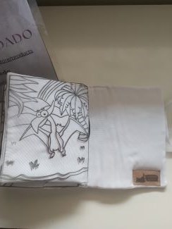 Livro de Tecido Pintar e Lavar