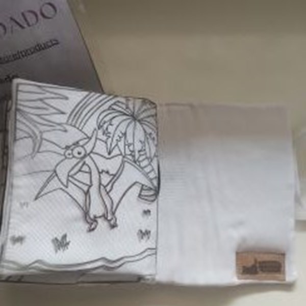 Livro de Tecido Pintar e Lavar