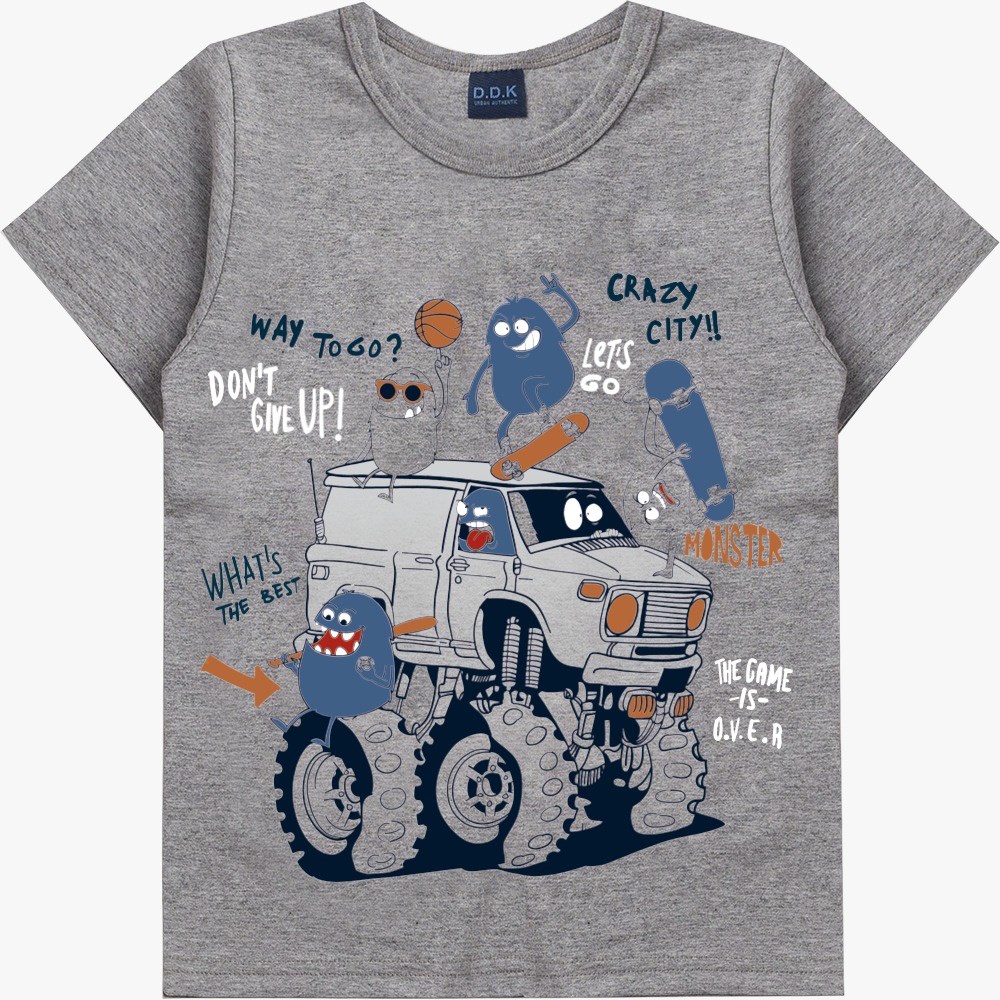 Camiseta Infantil Masculino Estampada Ddk TAM M