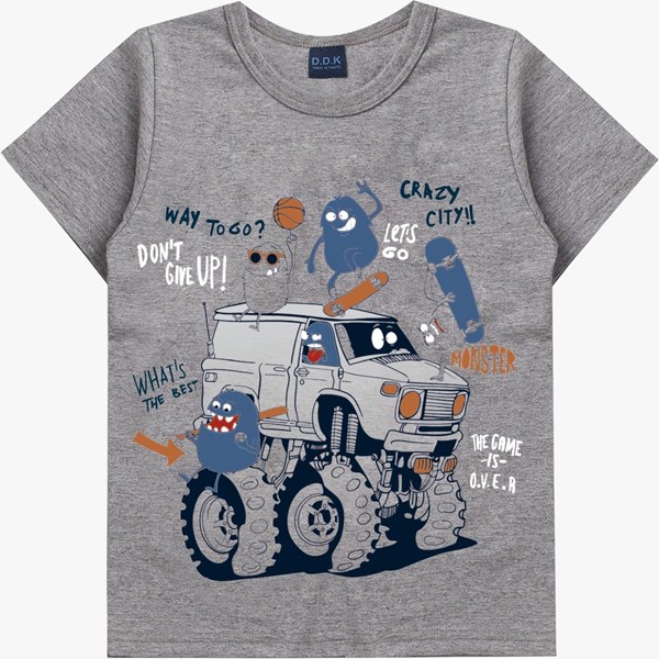 Camiseta Infantil Masculino Estampada Ddk TAM M