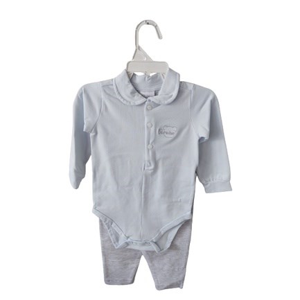 Conjunto Bebê Masculino Body e Calça Paraiso G