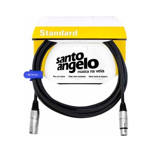 Cabo P/ Microfone Santo Ângelo Standard ANGEL LW 9,15 Metros - CB0418