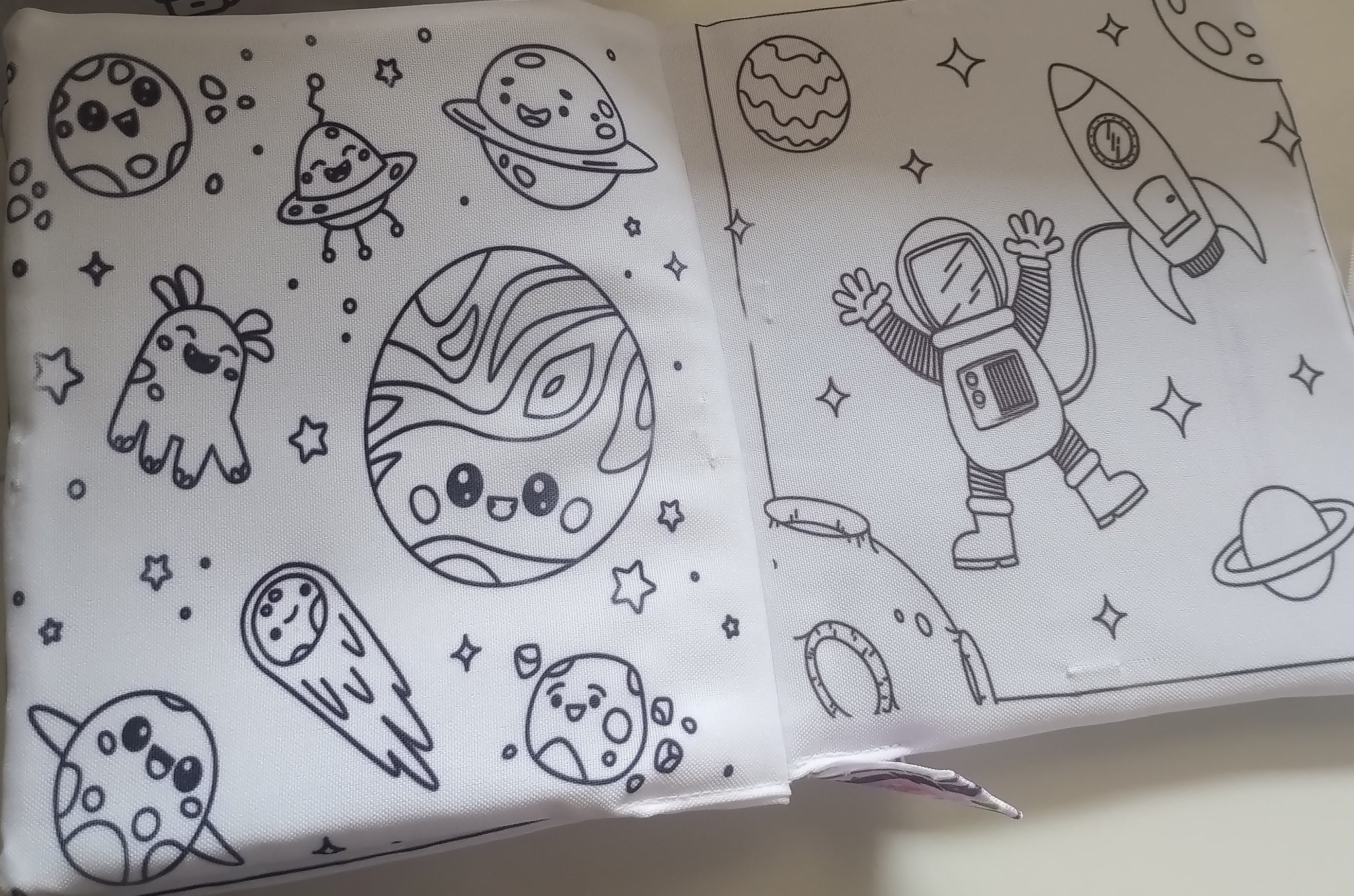 Livro de tecido Pinta é Lava 