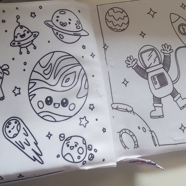 Livro de tecido Pinta é Lava