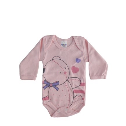 Body Bebe Feminino M Longa Gente Miuda P ao M