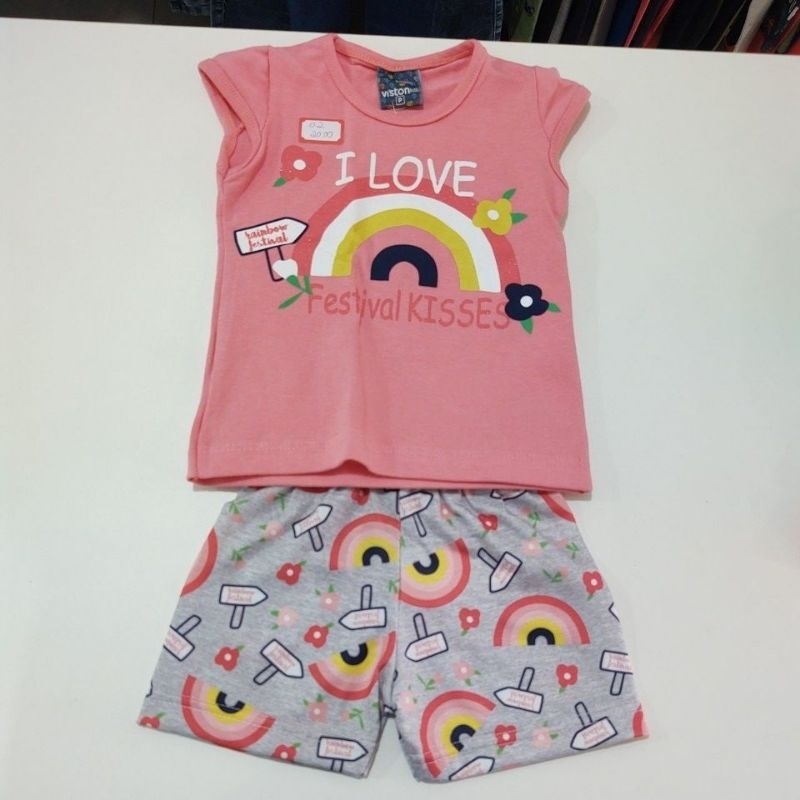 Kit Conjunto Bebê Feminino Básico P ao G 10 Pçs