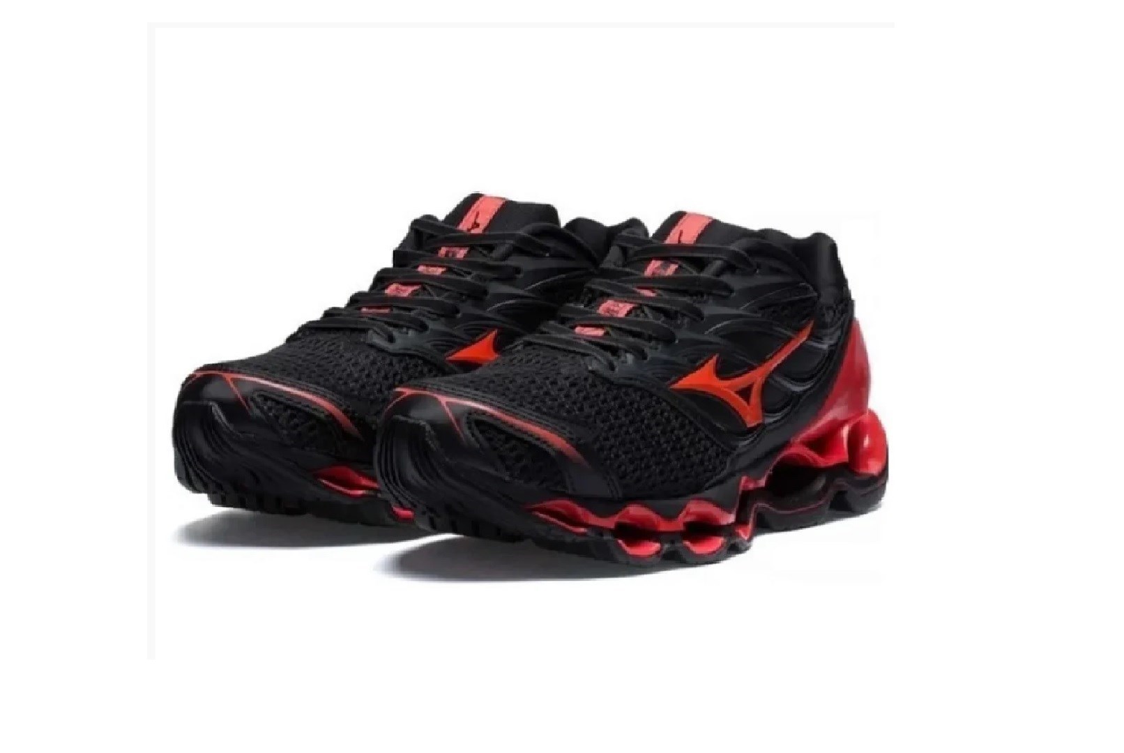 Tênis Mizuno Wave Prophecy XI Preto e Vermelho