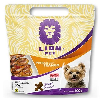 Petisco Pet  Bifinho Frango 500g Lion Pet