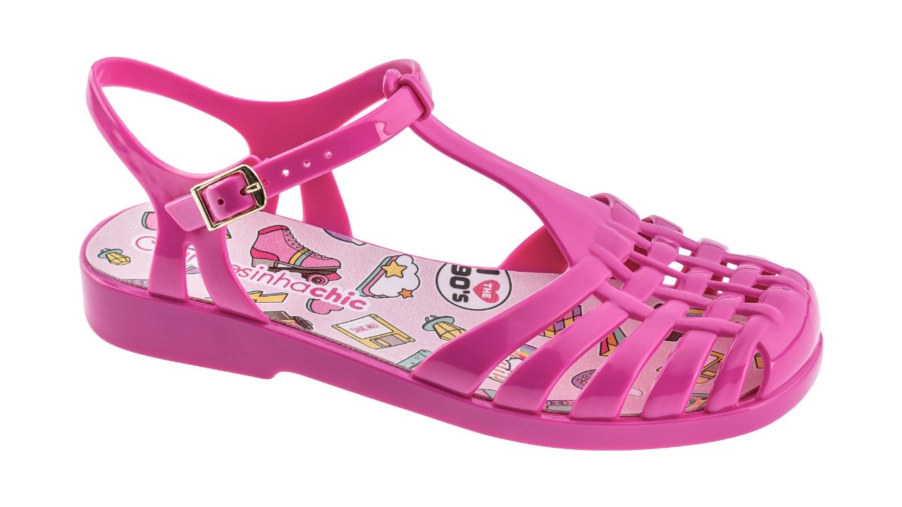 Sandália Infantil Feminina Anos 90 Charmosinha chic 25 a 32
