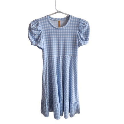 Vestido Infantil Feminino Lis Anis 4 ao 10 tam 10