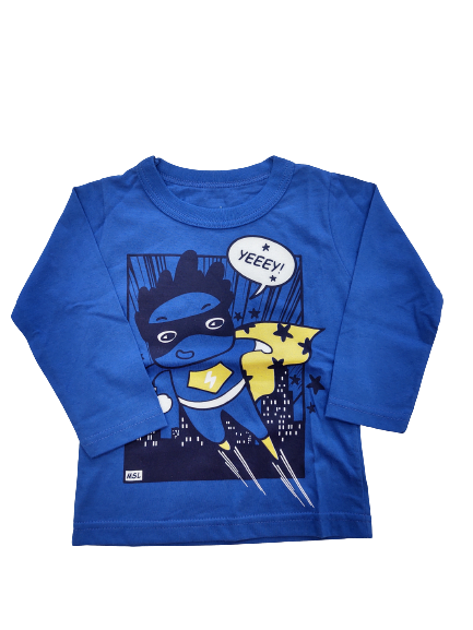 Camiseta Inf Masc Manga Longa Marisol TAM 1