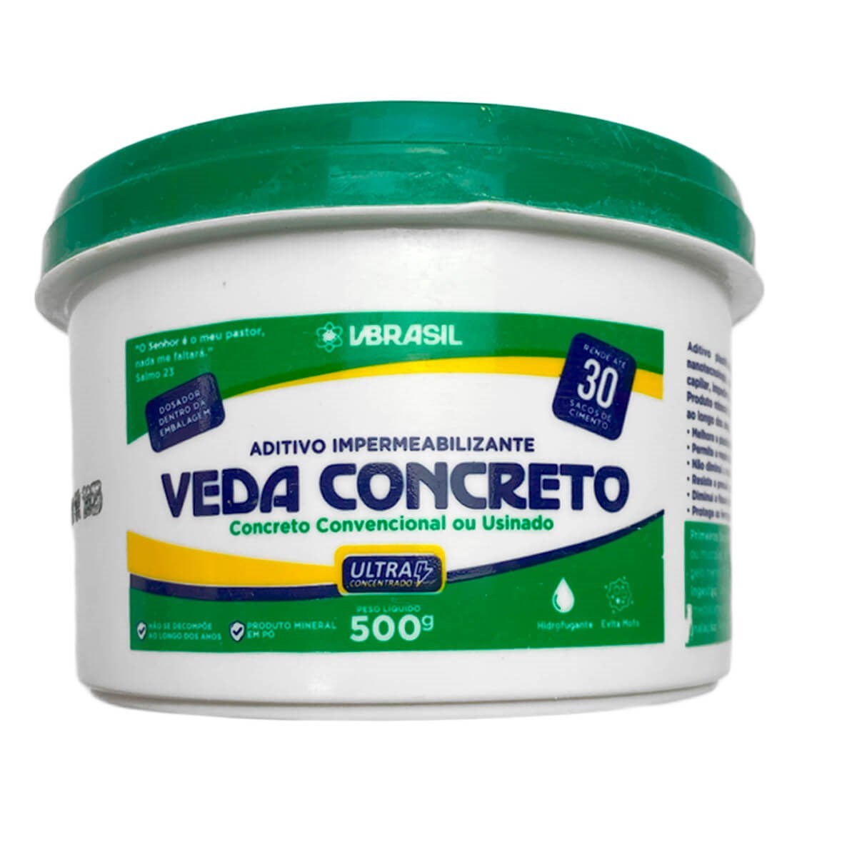 Veda Concreto 500g Aditivo Impermeabilizante para Concreto